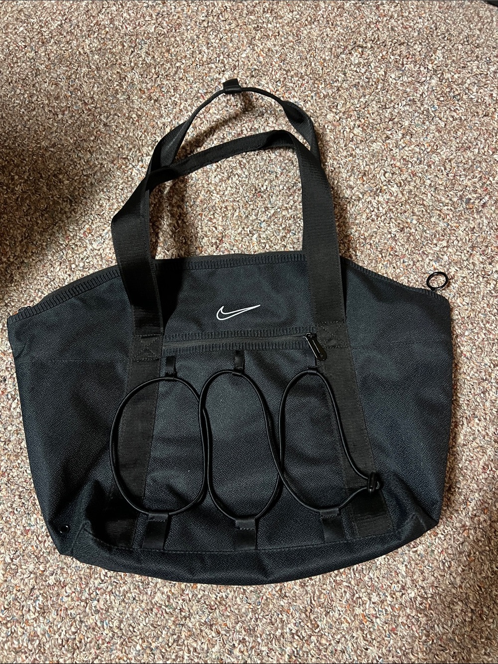 Nike Black Shoulder Tote with Front Utility Loops
